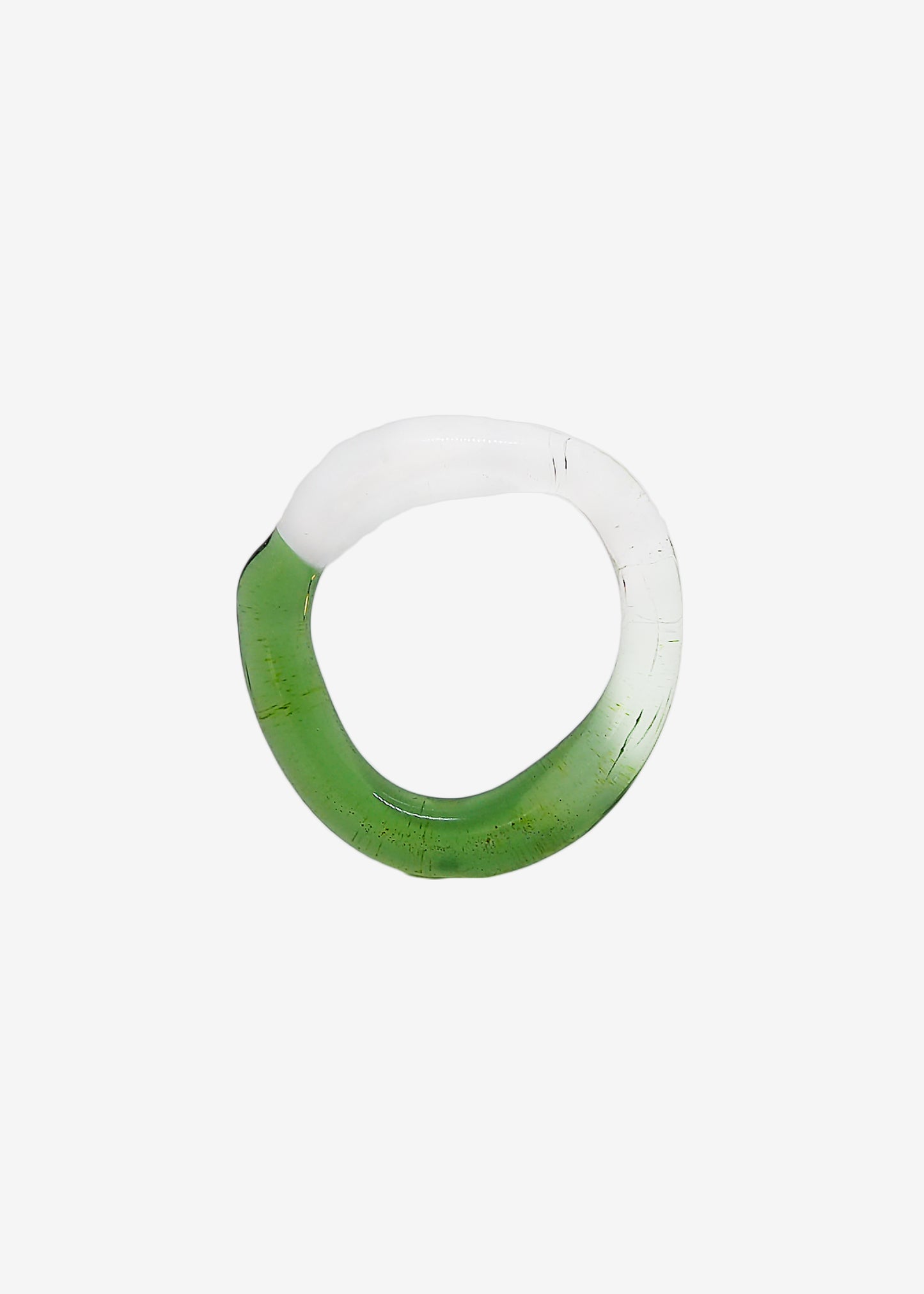 Anillo de vidrio Lago, hecho a mano en Valencia