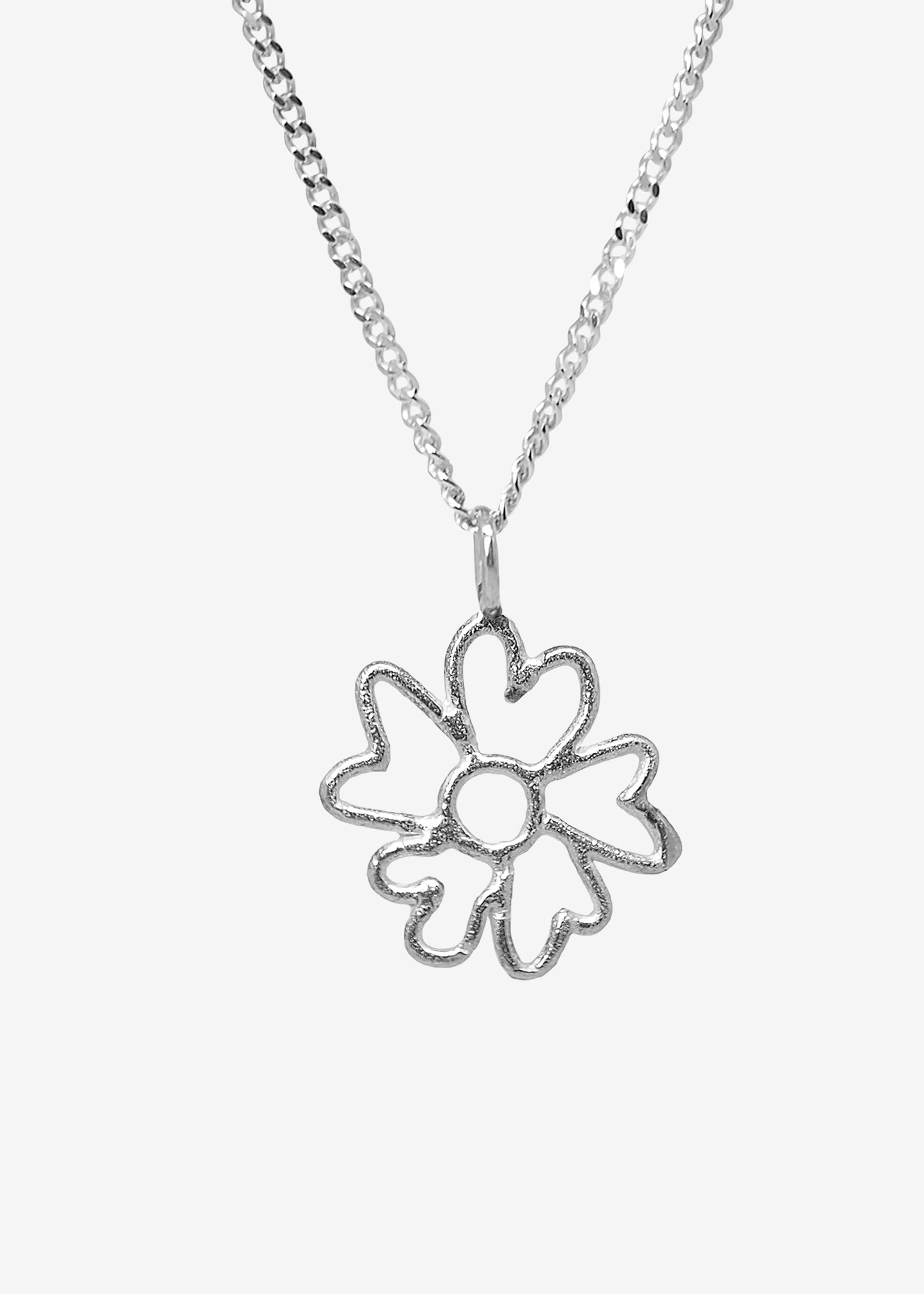 Collar de plata Gladis, hecho a mano con plata de ley en Valencia