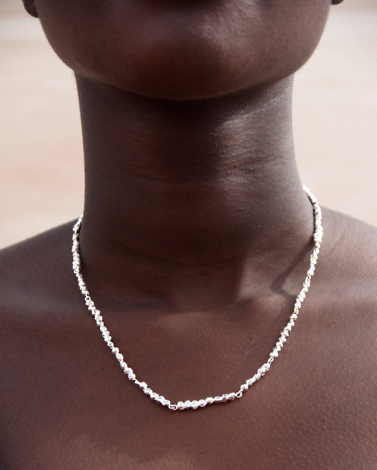 Collares de plata Helena, hecho a mano en Valencia