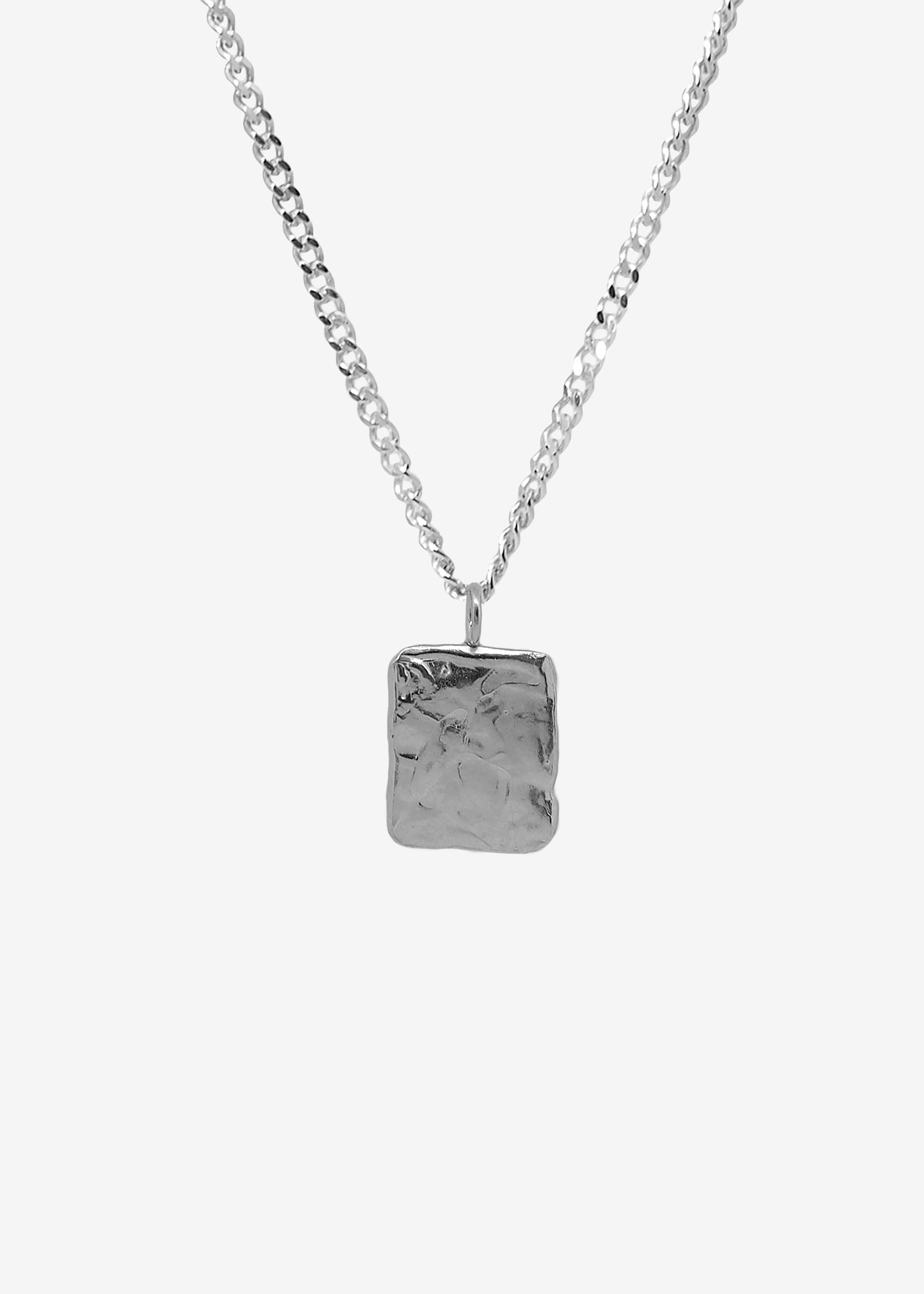 Collar de plata Marea M, hecho a mano en Valencia