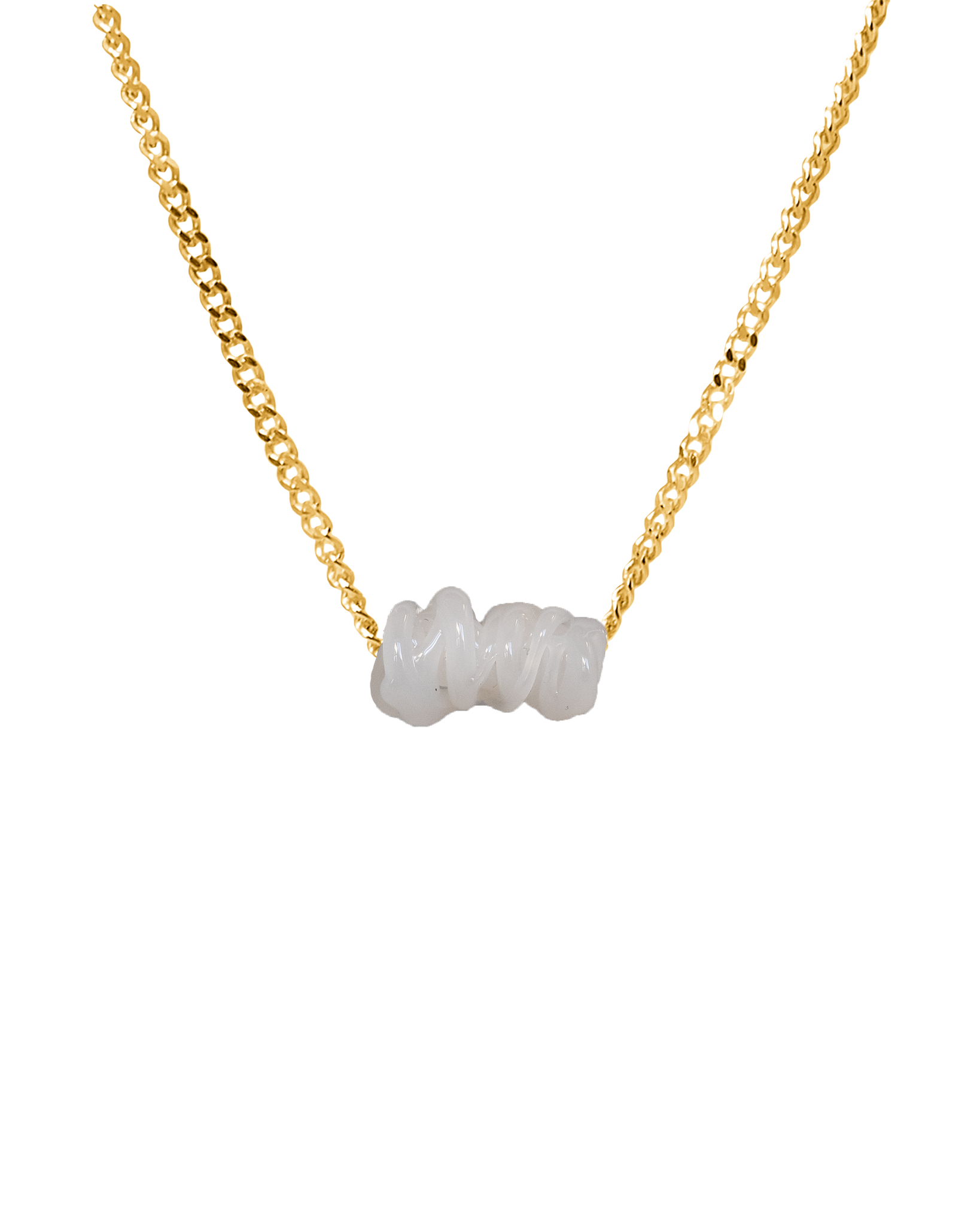 Collar de vidrio Tornado, hecho a mano en Valencia