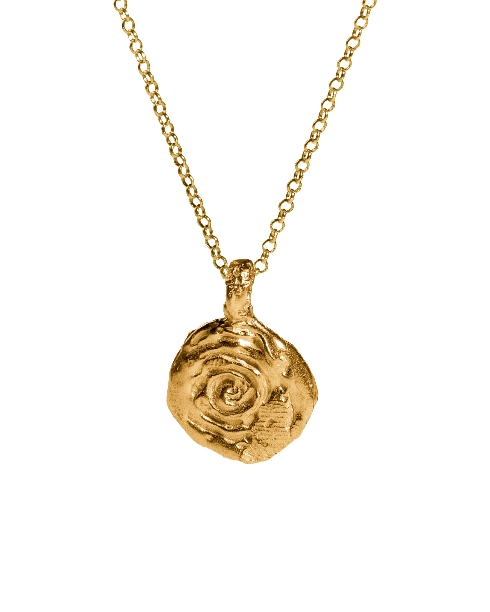 Collar dorado Giro M, hecho a mano en València