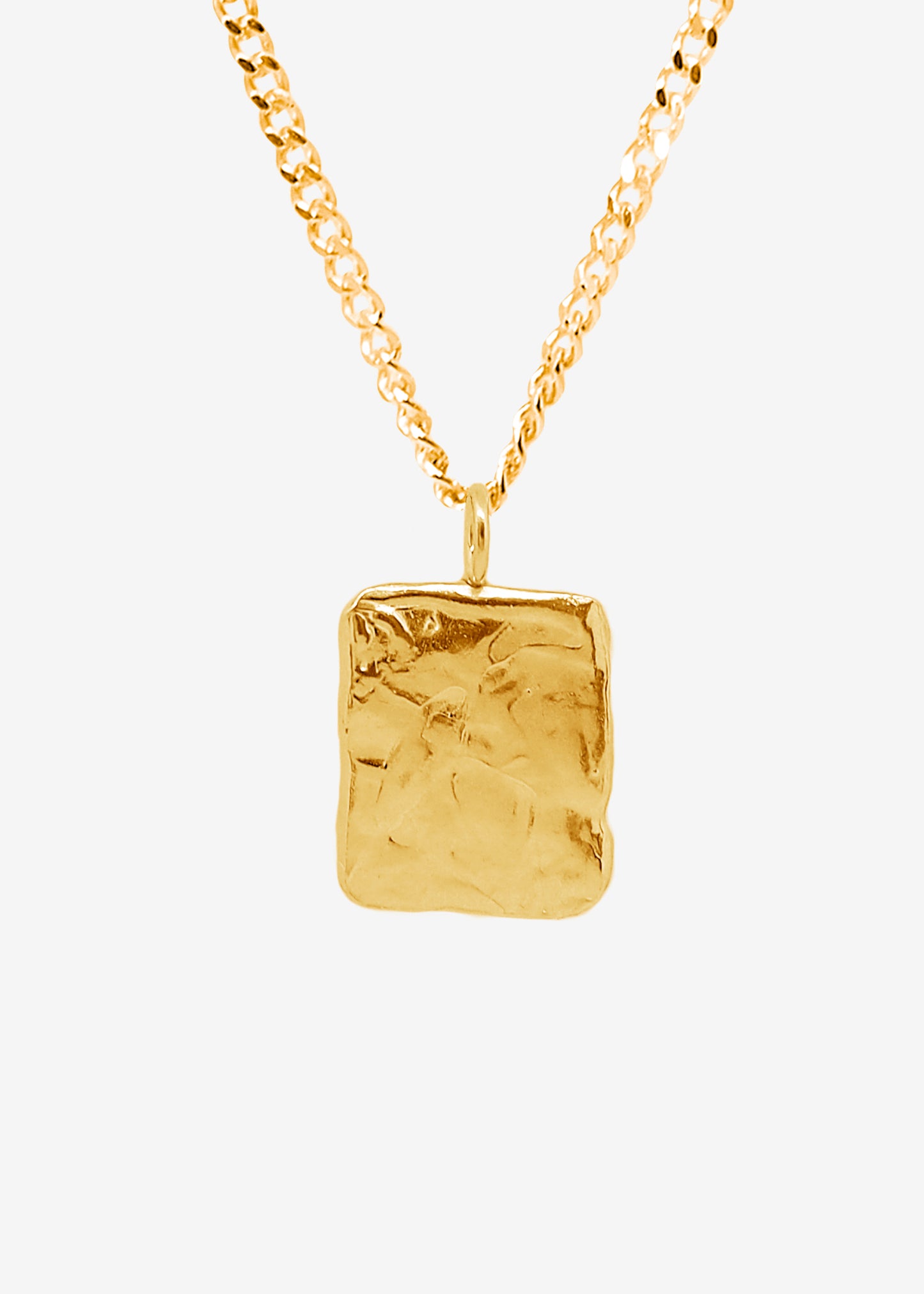 Collar dorado Marea M, hecho a mano en Valencia