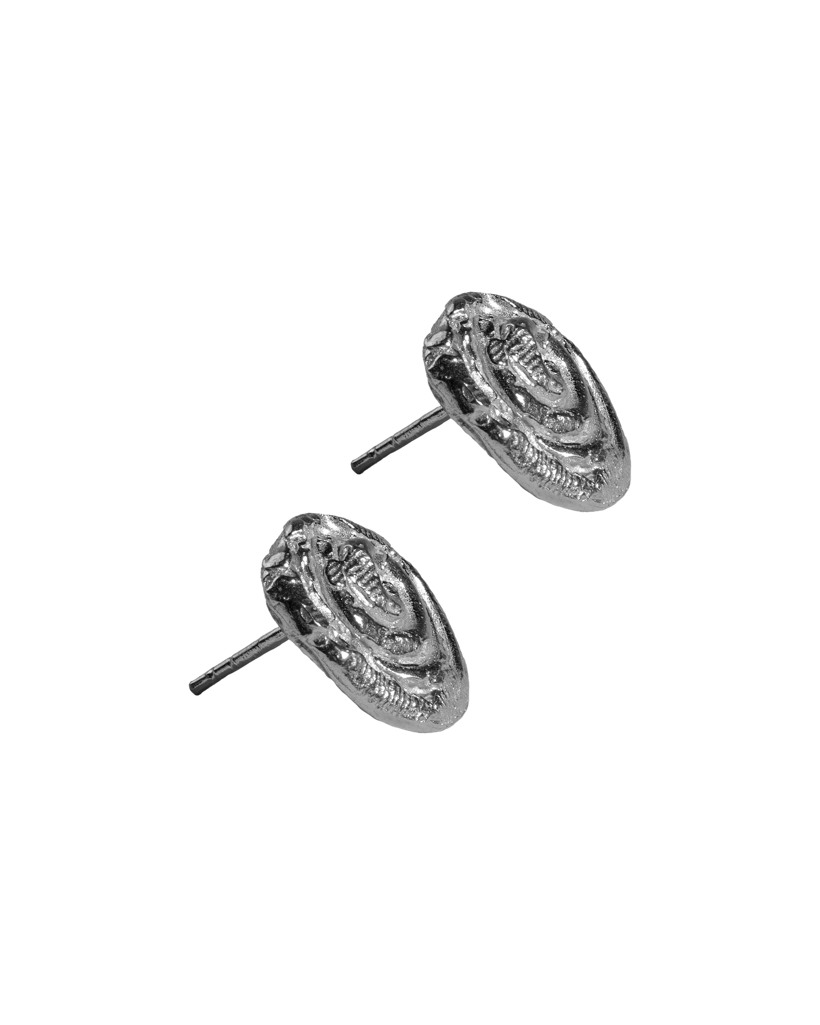 Pendientes de plata Giro M, hechos a mano en Valencia