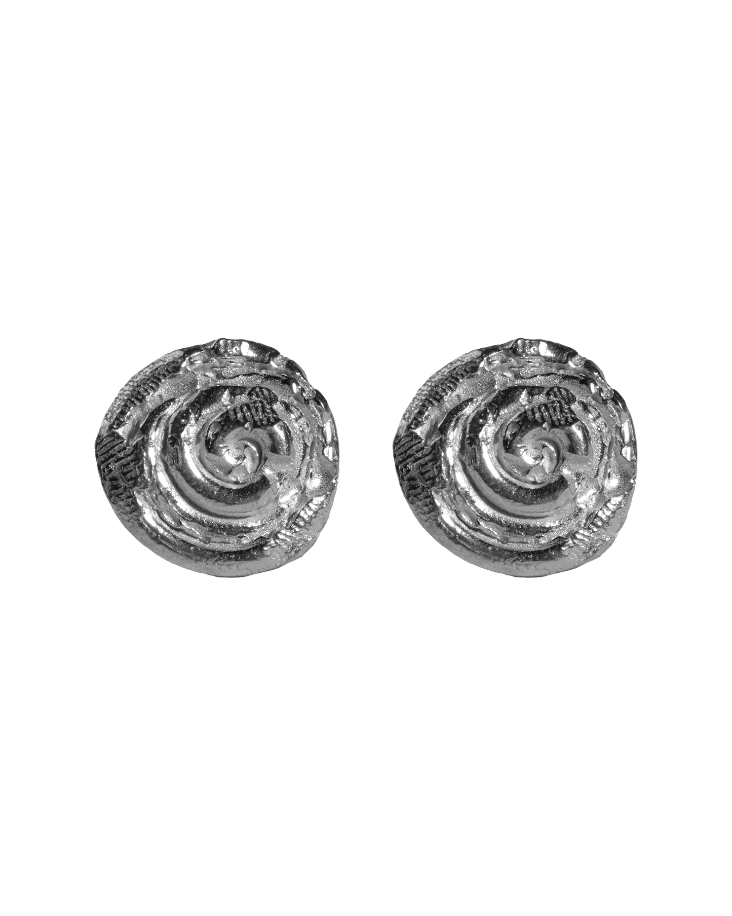 Pendientes de plata Giro M, hechos a mano en Valencia