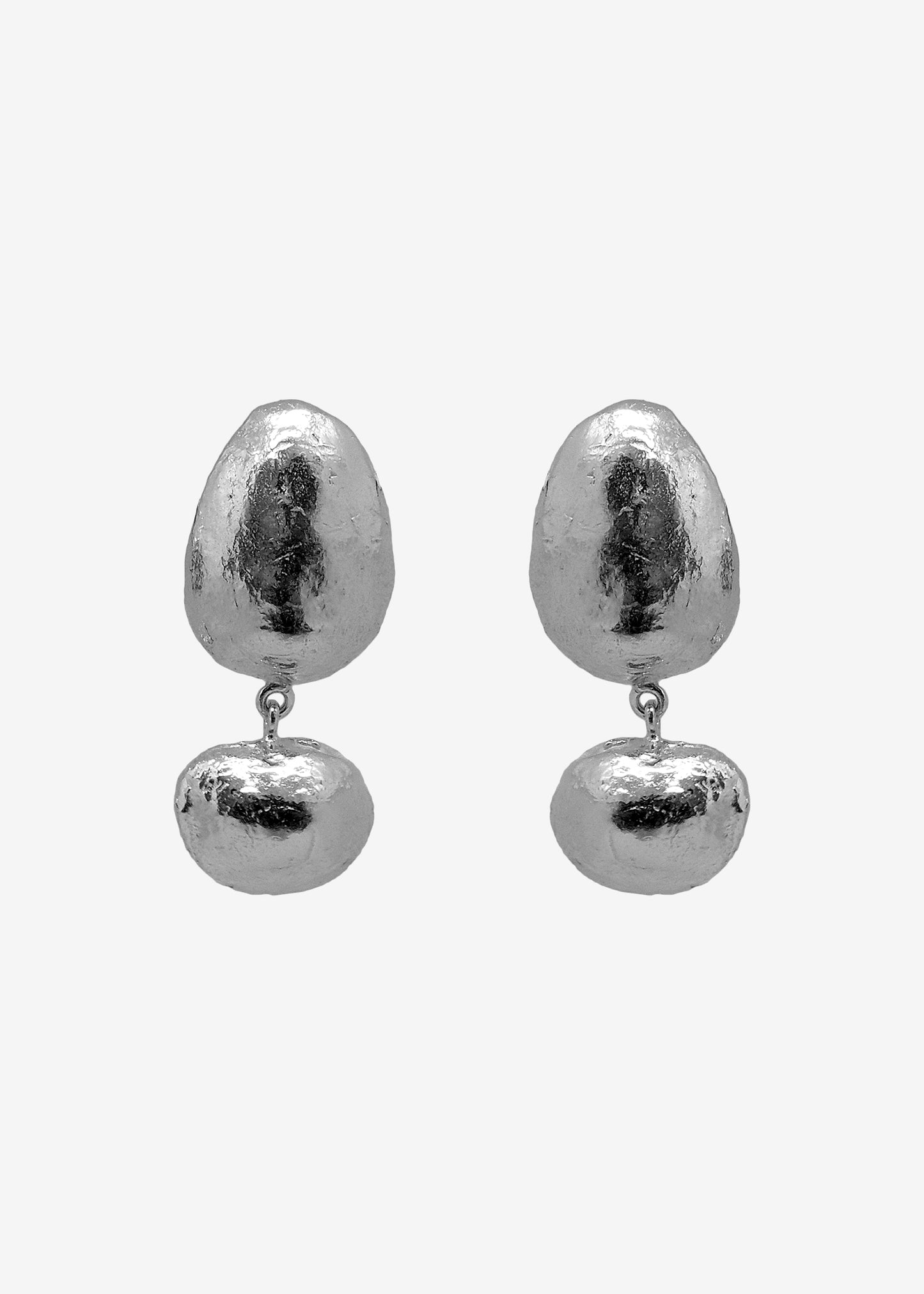 Pendientes de plata Pedres, hechos a mano en Valencia