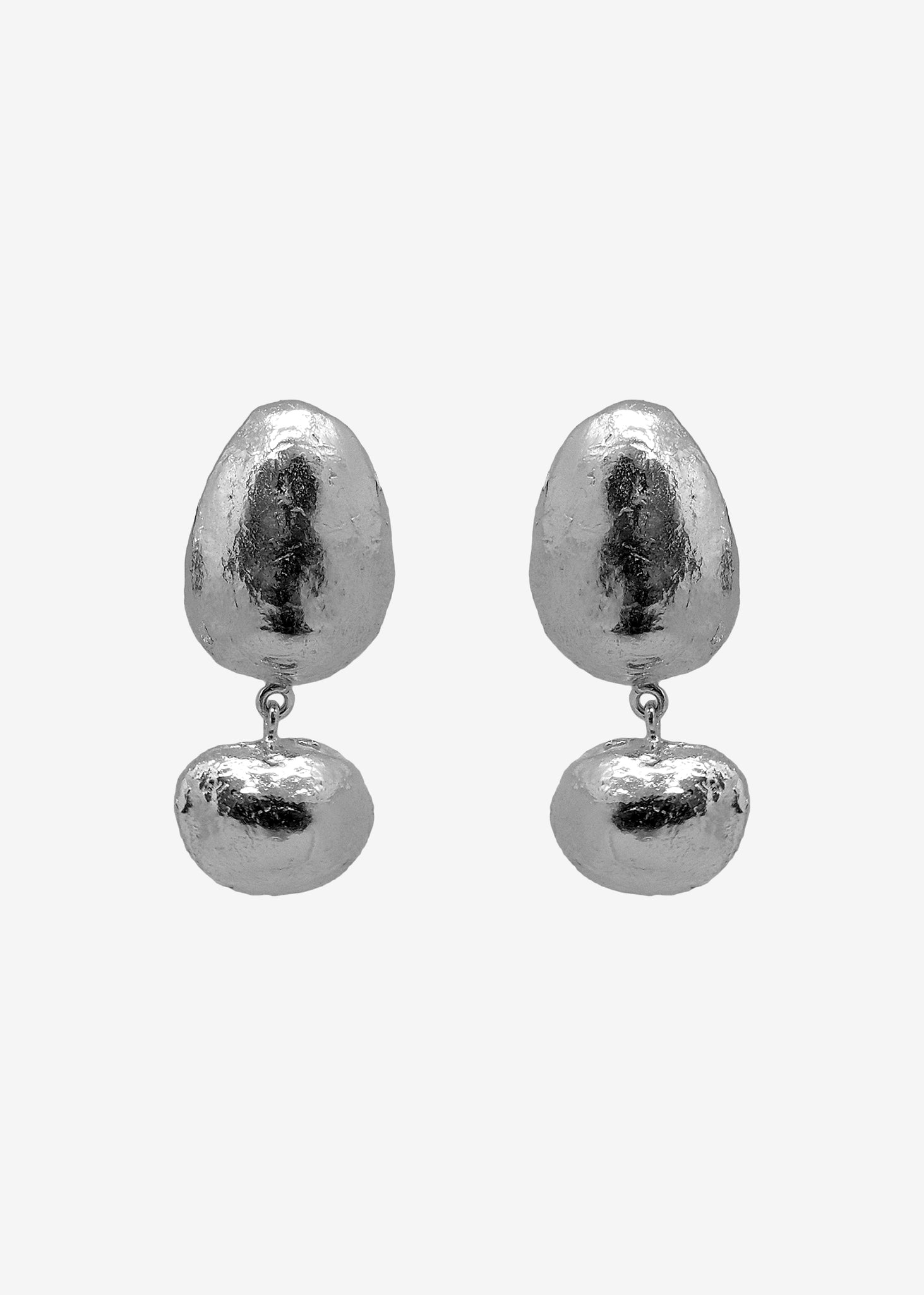 Pendientes de plata Pedres, hechos a mano en Valencia