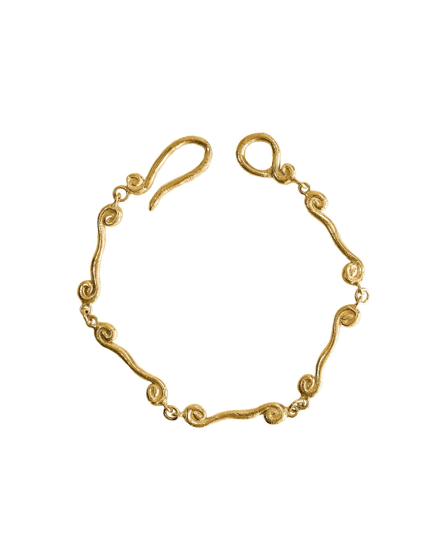 Pulsera Volta, hecha a mano en Valencia con plata de ley
